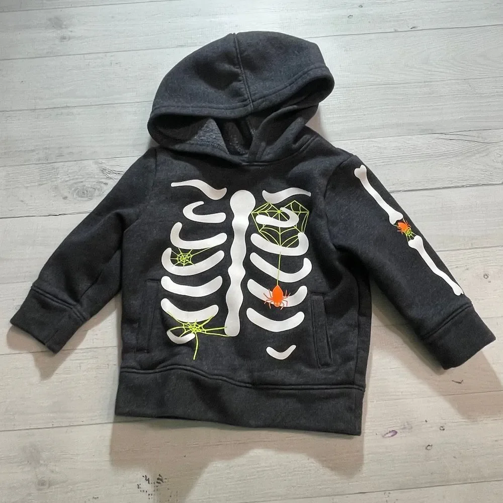 Cat & Jack baby skelton two piece sweatshirt sweatpants 12‎ months